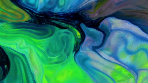 Très belle encre abstraite couleur galactique peinture liquide concept arrière-plan texture vidéo .
