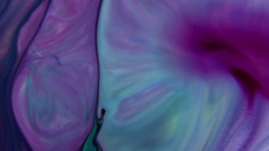 Çok Güzel Mürekkep Soyut Galaktik Renk Boyası Sıvı Doku Tasarımı Videosu.