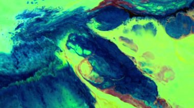 Çok Güzel Mürekkep Soyut Galaktik Renk Boyası Sıvı Doku Tasarımı Videosu.