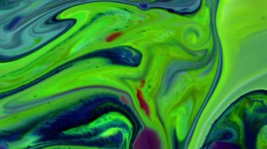 Çok Güzel Mürekkep Soyut Galaktik Renk Boyası Sıvı Doku Tasarımı Videosu.