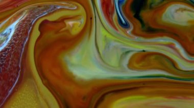Çok Güzel Mürekkep Soyut Galaktik Renk Boyası Sıvı Doku Tasarımı Videosu.