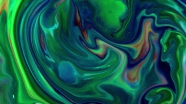 Çok Güzel Mürekkep Soyut Galaktik Renk Boyası Sıvı Doku Tasarımı Videosu.