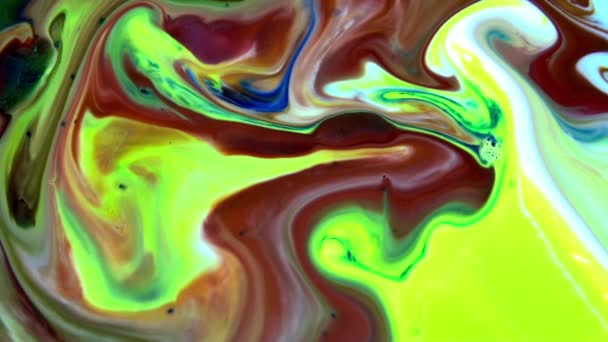 Belleza Abstracta Del Arte Paint Explode Fantasy Spread Colorida Difusión — Vídeo de stock