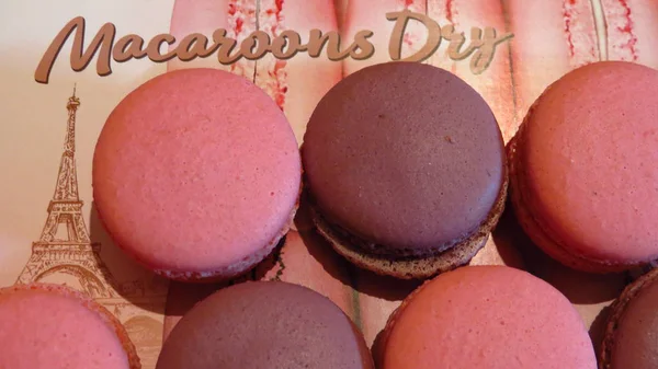 Şekerli tatlı Fransız macarons