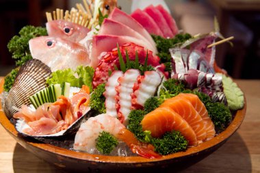 Sashimi, Japon incelik çok taze balık ince parçalar halinde dilimlenmiş oluşan