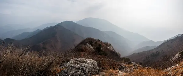 Dağların panoramik görünümü 