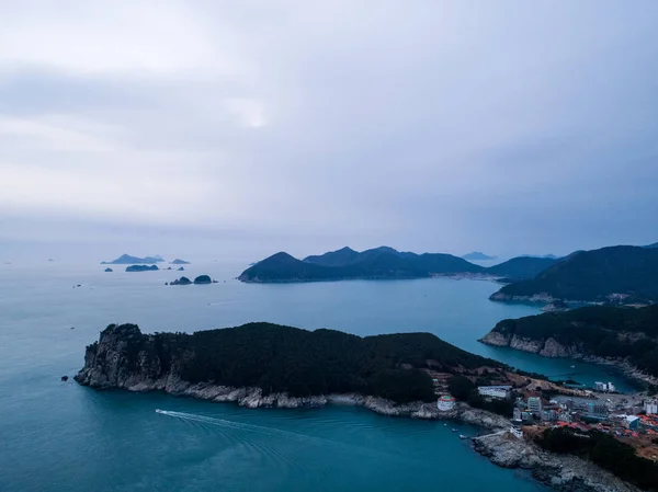 Aerial View Islands South Sea South Korea — Stock Photo, Image