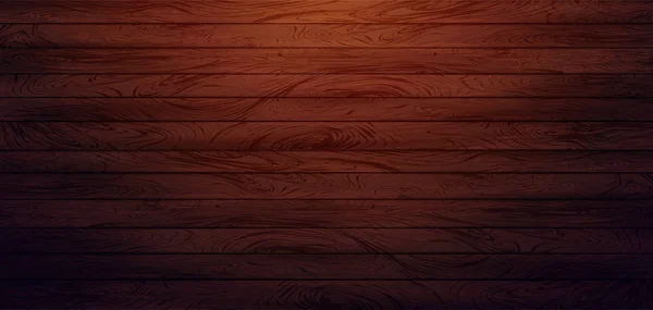 Natural Wood Texture Old Wooden Background Vintage Panels Grunge Retro — Stock Vector