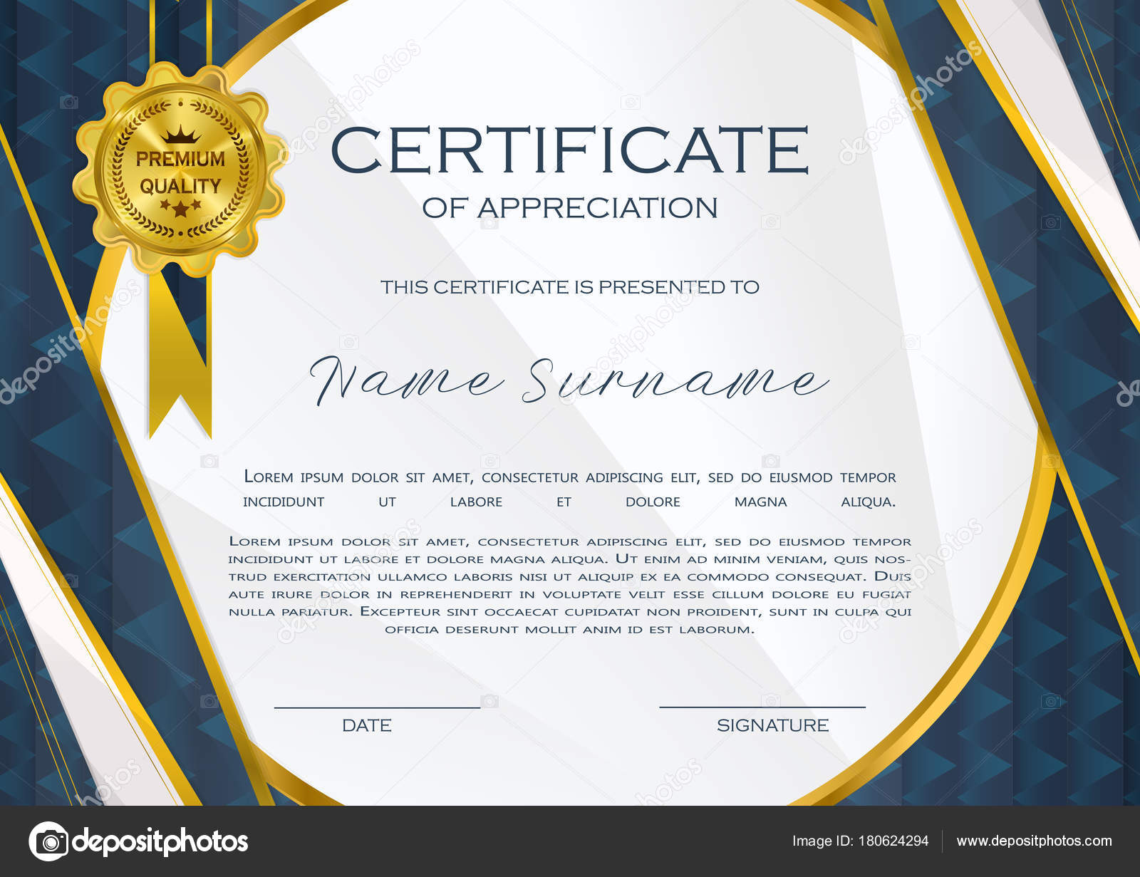 Elegant Certificate Of Appreciation Template Gallery ...