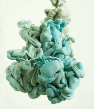 renkli mürekkep damla su 