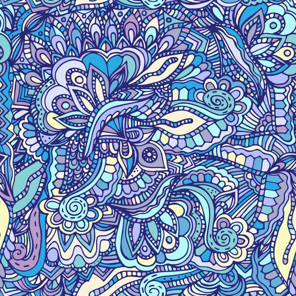 Soyut çiçek, Dikişsiz desen. Çizilmiş dudles. Meditasyon, yatıştırıcı, tekstil