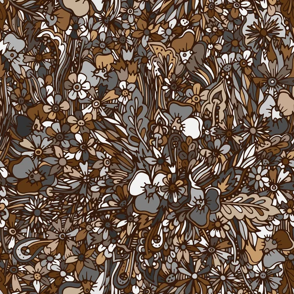 Soyut çiçek, Dikişsiz desen. Çizilmiş dudles. Meditasyon, yatıştırıcı, tekstil