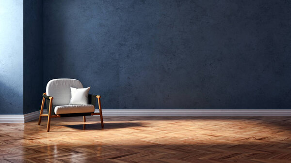 Современные светлые интерьеры. 3D-рендеринг
