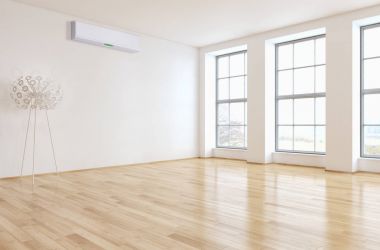 Klima 3d render illust ile modern parlak iç