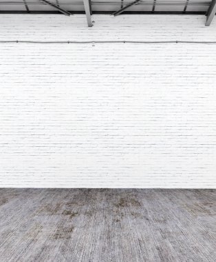 modern parlak iç mekan 3D resimleme