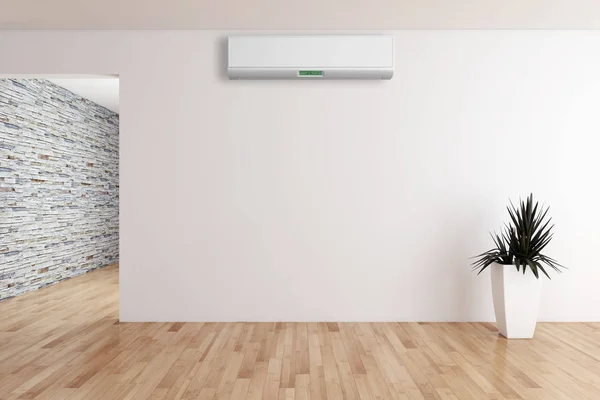 Klima 3d render çizim ile modern iç