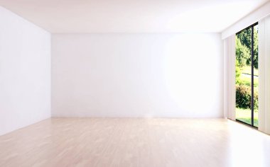 Modern iç mekanları 3d render illüstrasyon