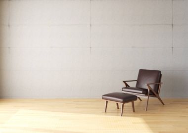Modern iç mekanları 3d render illüstrasyon