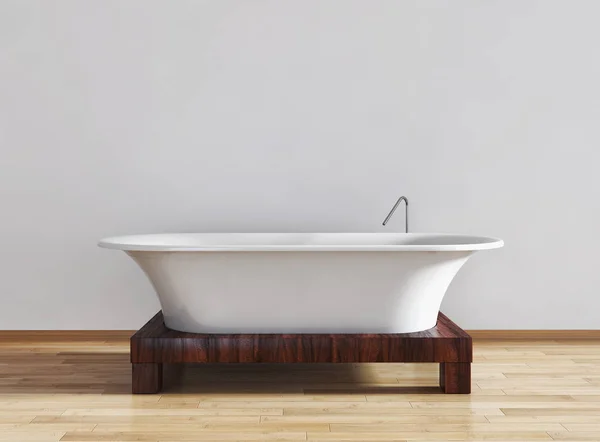 Modernos interiores luminosos baño 3D renderizado —  Fotos de Stock
