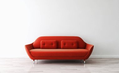 modern parlak iç mekan 3D resimleme