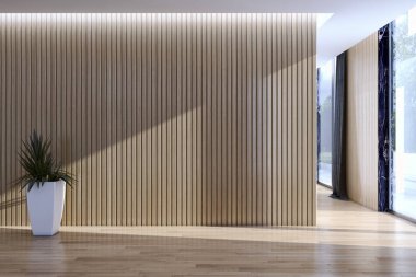 modern parlak iç mekan 3D resimleme