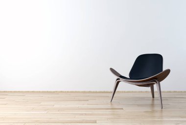 modern parlak iç mekan 3D resimleme