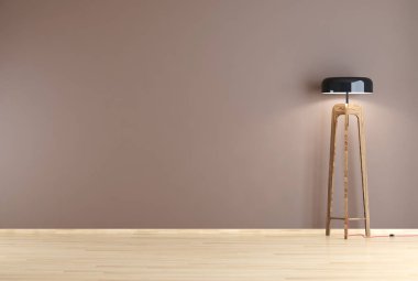 modern parlak iç mekan 3D resimleme