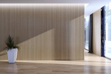 modern parlak iç mekan 3D resimleme