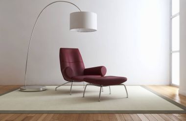 modern parlak iç mekan 3D resimleme