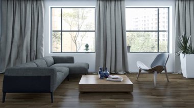 modern parlak iç mekan 3D resimleme