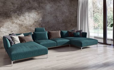 modern parlak iç mekan 3D resimleme