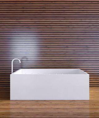 modern parlak iç mekan 3D resimleme