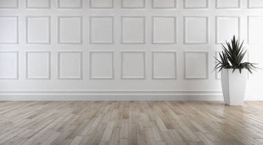 modern parlak iç mekan 3D resimleme