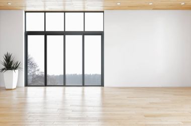 modern parlak iç mekan 3D resimleme