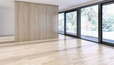 modern parlak iç mekan 3D resimleme