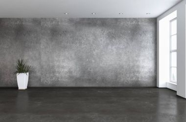 modern parlak iç mekan 3D resimleme