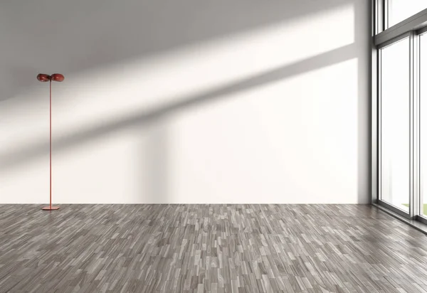 モダンな明るいインテリア3Dレンダリングイラスト — ストック写真