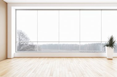 modern parlak iç mekan 3D resimleme