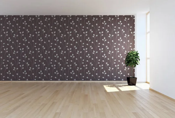 modern parlak iç mekan 3D resimleme