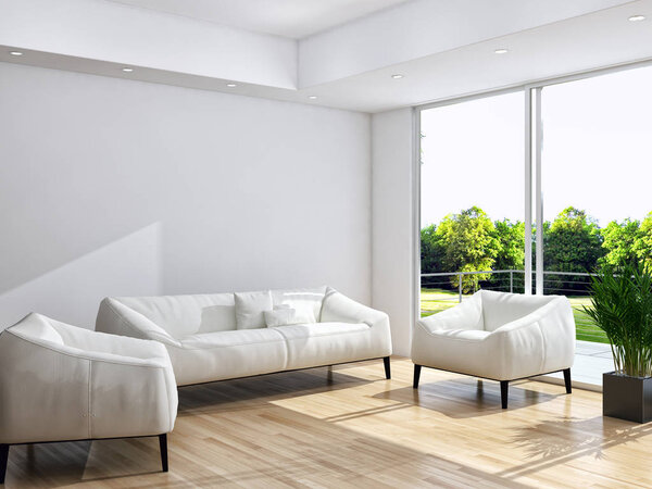 современные яркие интерьеры 3D рендеринг иллюстрации