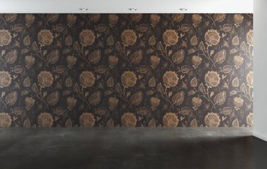 modern parlak iç mekan 3D resimleme