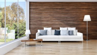 modern parlak iç mekan 3D resimleme