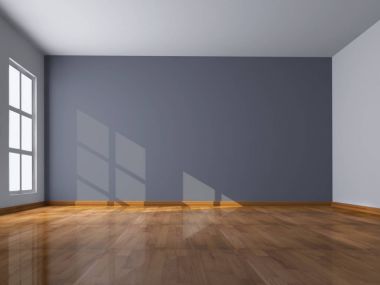 modern parlak iç mekan 3D resimleme