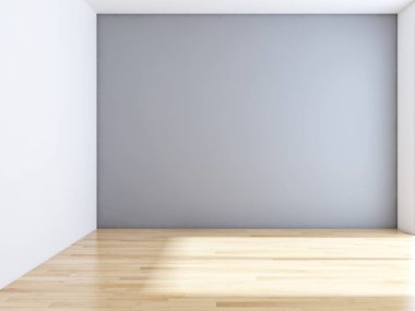 modern parlak iç mekan 3D resimleme