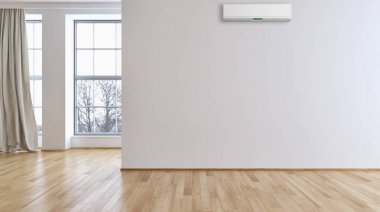 modern parlak iç mekan 3D resimleme