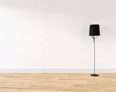 modern parlak iç mekan 3D resimleme