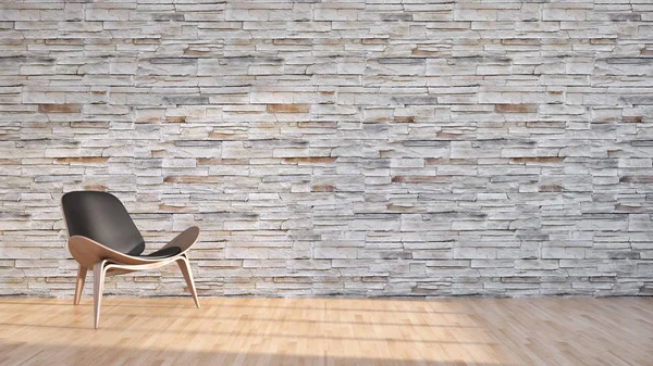 modern parlak iç mekan 3D resimleme