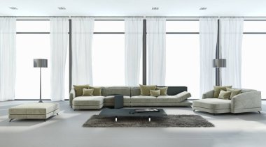 modern parlak iç mekan 3D resimleme