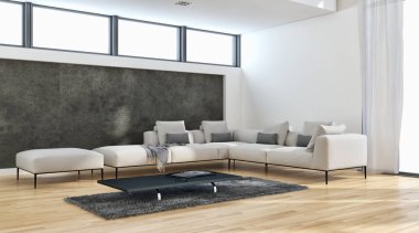 modern parlak iç mekan 3D resimleme