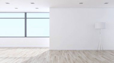 modern parlak iç mekan 3D resimleme